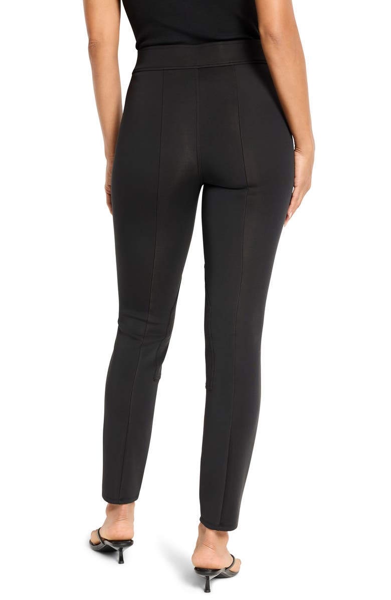 NIC+ZOE Scuba Knit Riding Pants, Alternate, color, Black Onyx