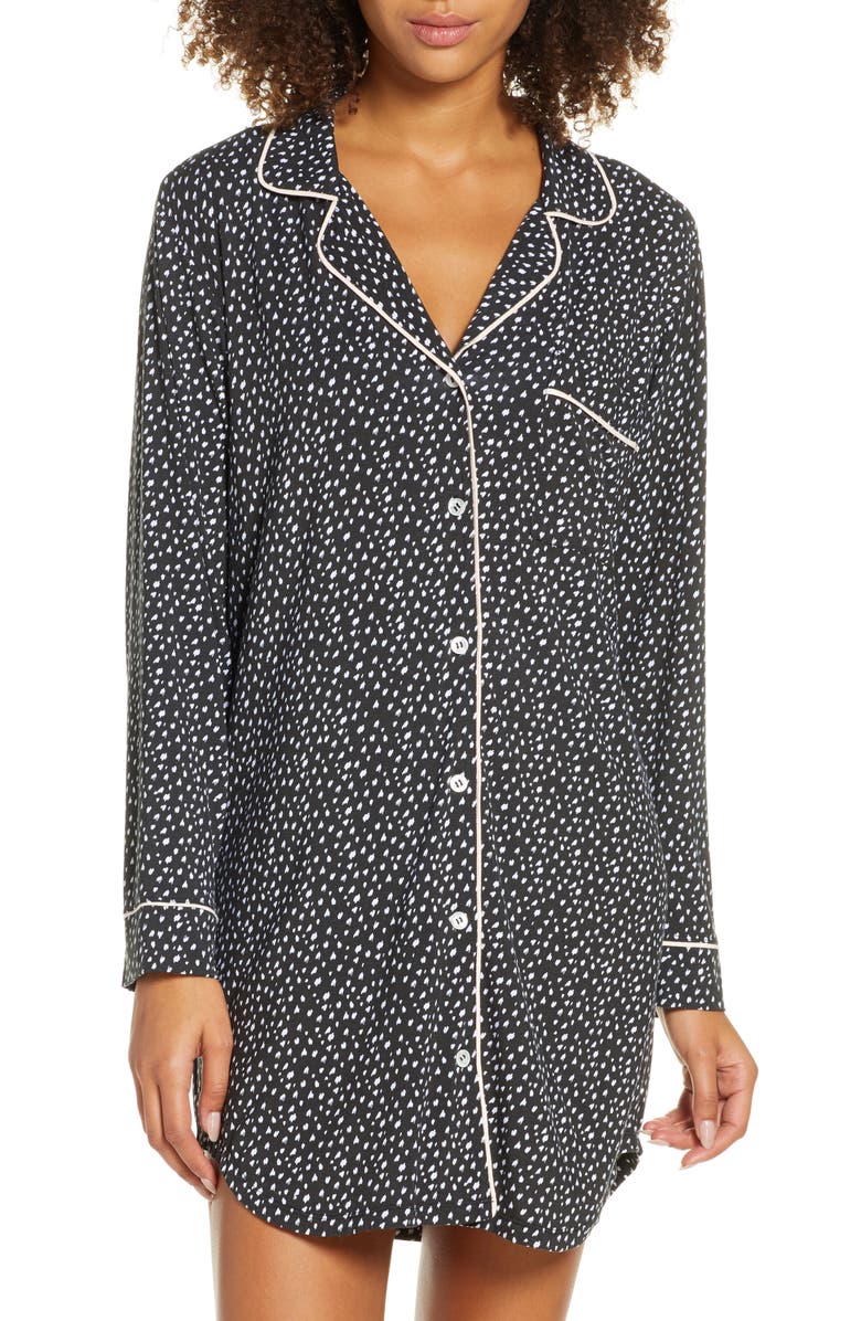 Eberjey Sleep Chic Sleep Shirt, Main, color,