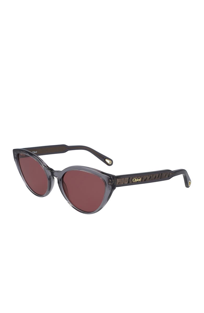 Chloé Willow 55mm Cat Eye Sunglasses, Alternate, color,