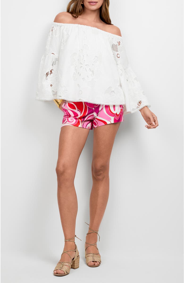 Trina Turk Perry 2 Top, Alternate, color, Whitewash