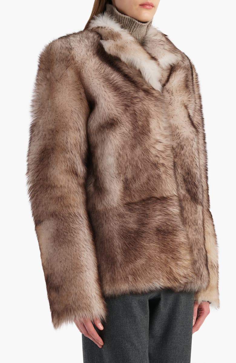 Khaite Saraphina Genuine Shearling Jacket, Alternate, color, Natural