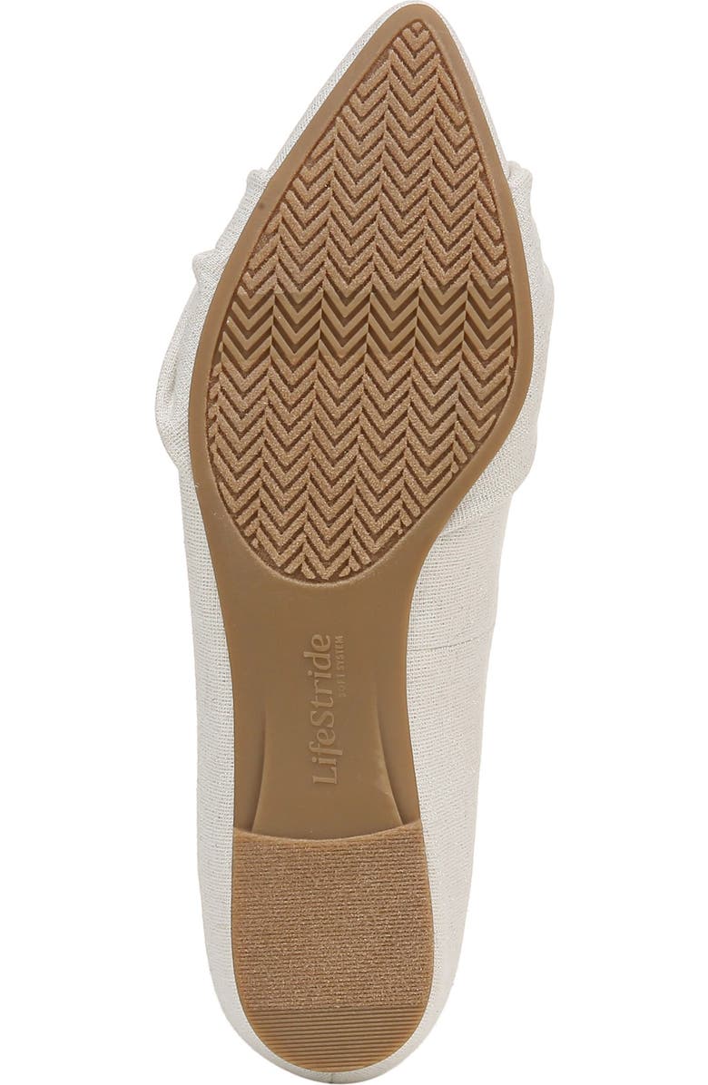 LifeStride Palm Flat, Alternate, color, Natural/ Silver