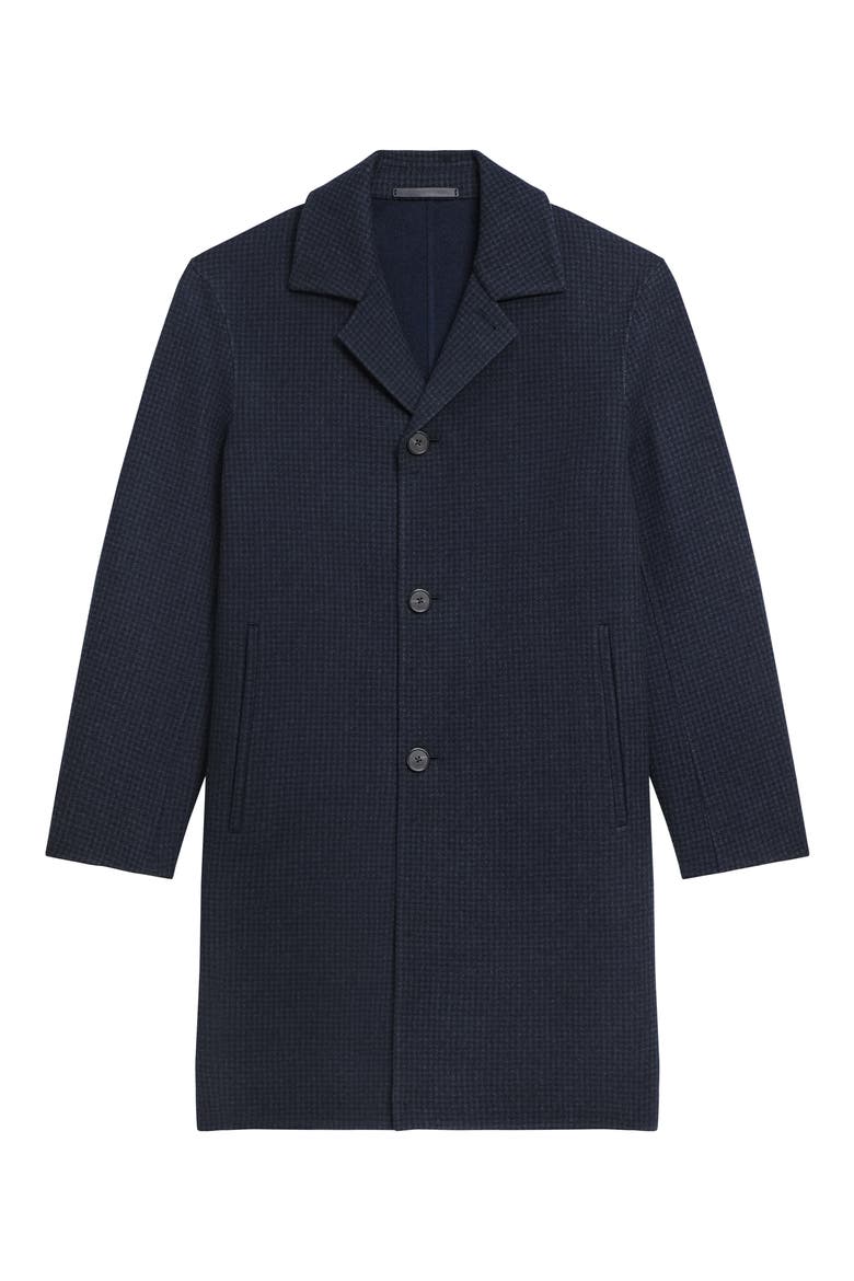 Double Face Wool & Cashmere Topcoat, Alternate, color, BALTIC MULTI - ZCI
