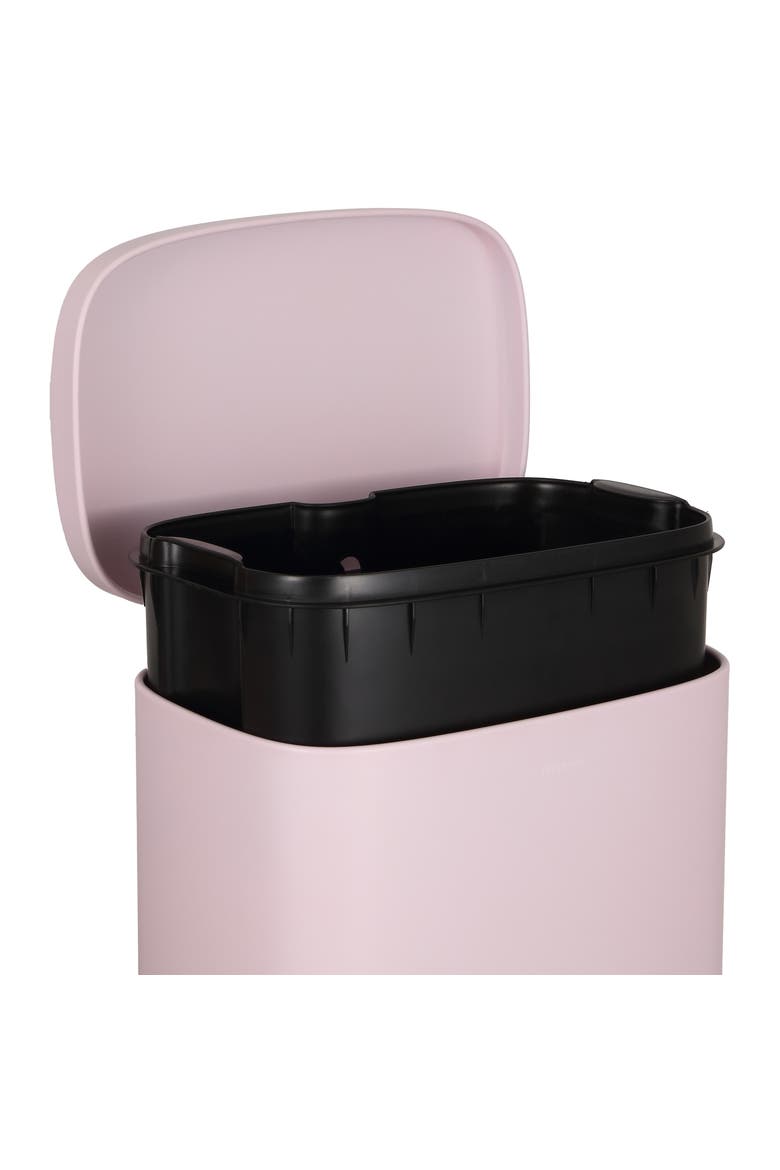 Curtis Step Pedal Trash Can, Alternate, color, Blush Pink