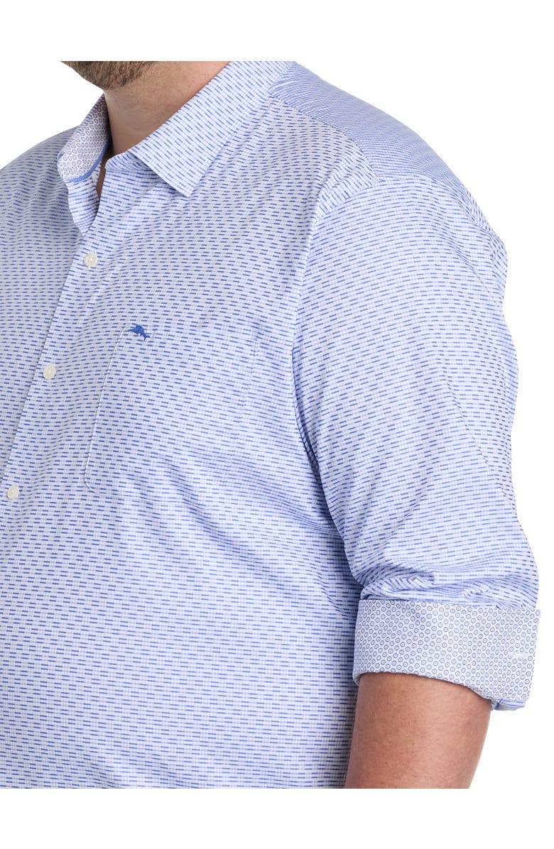 Tommy Bahama Big & Tall Sarasota Ventura Stripe Sport Shirt, Alternate, color, 
