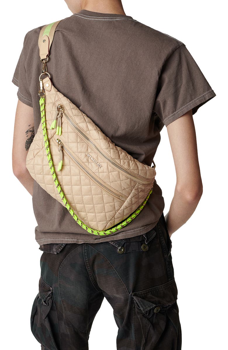 MZ Wallace Crosby Quilted Nylon Sling Bag, Alternate, color,