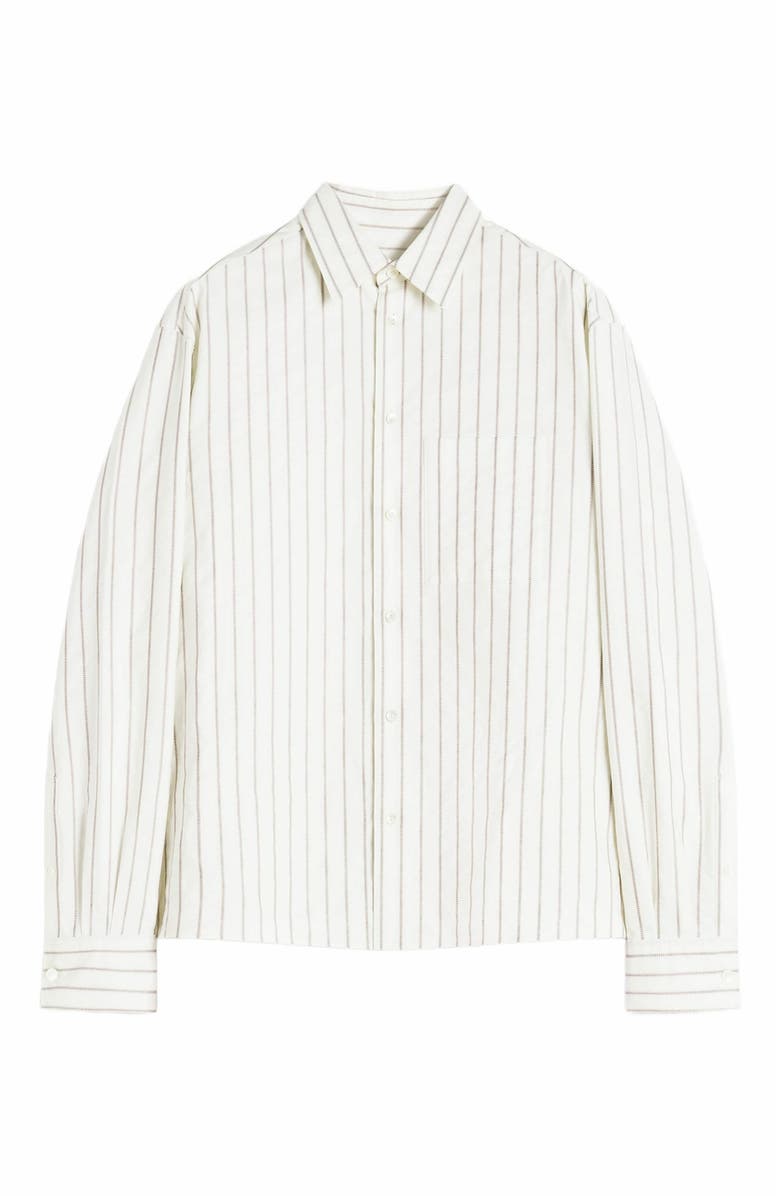 Lanvin Straight Striped Shirt, Alternate, color, 