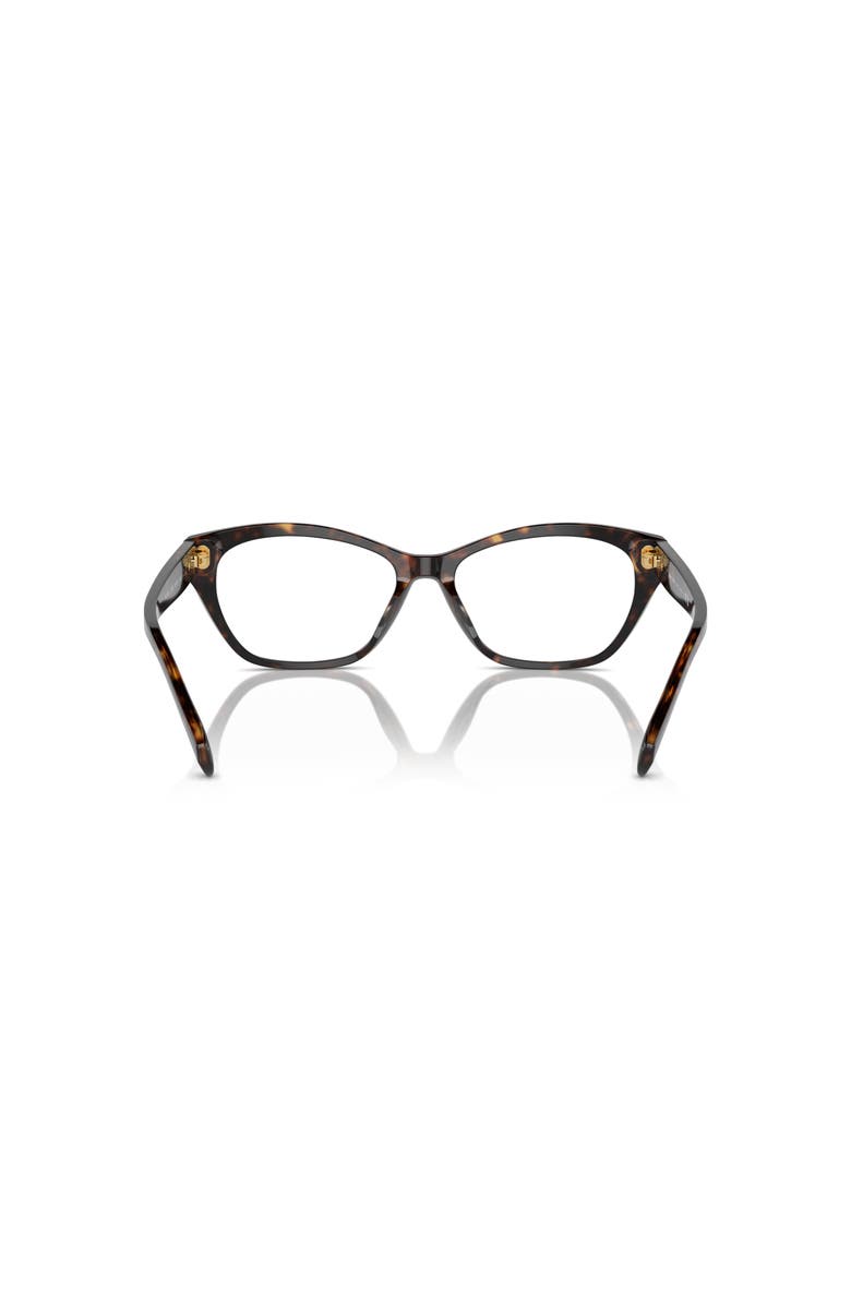 RALPH 55mm Rectangle optical glasses, Alternate, color, Tortoise