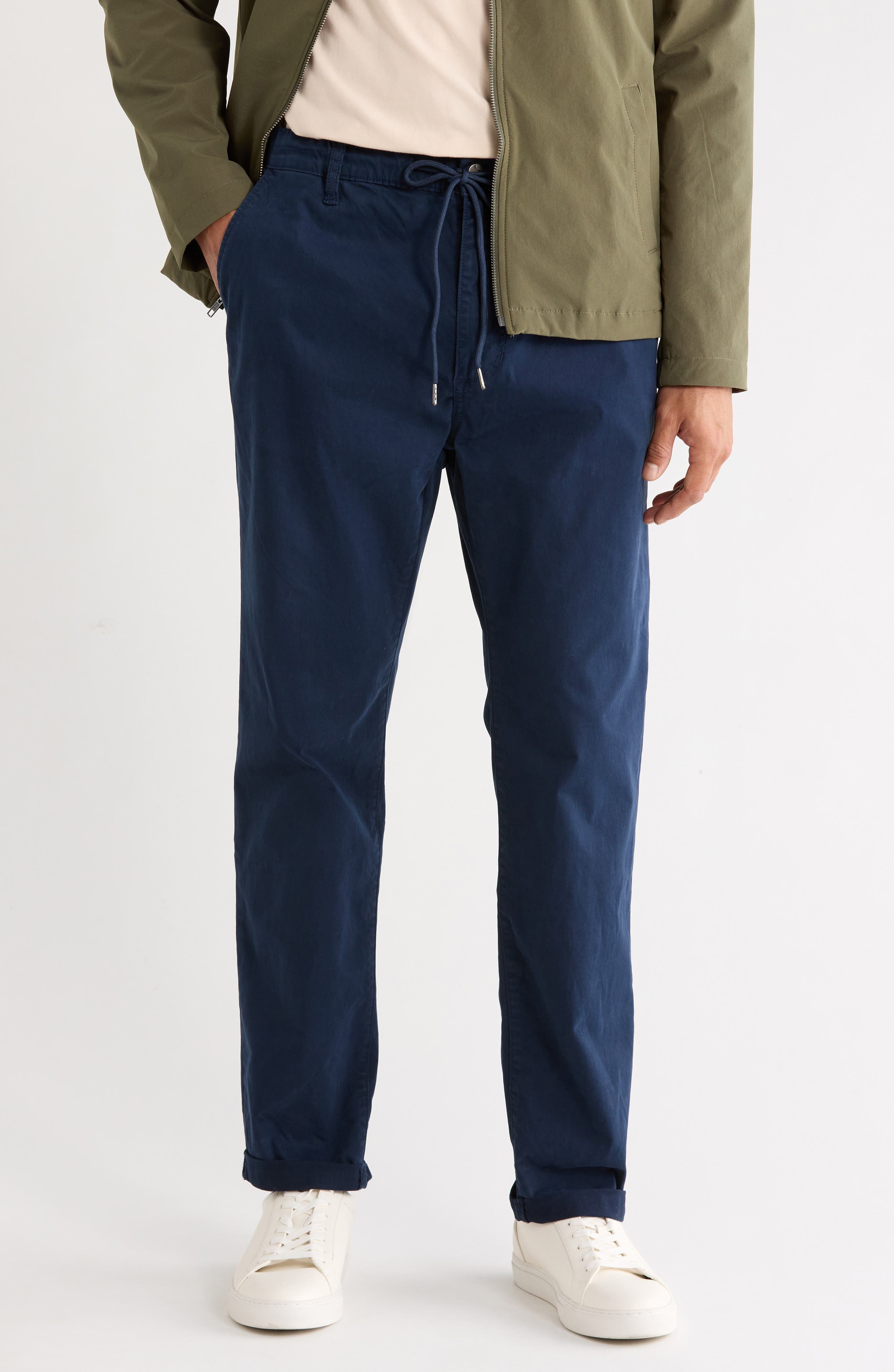 Casual Chino Drawstring Pants