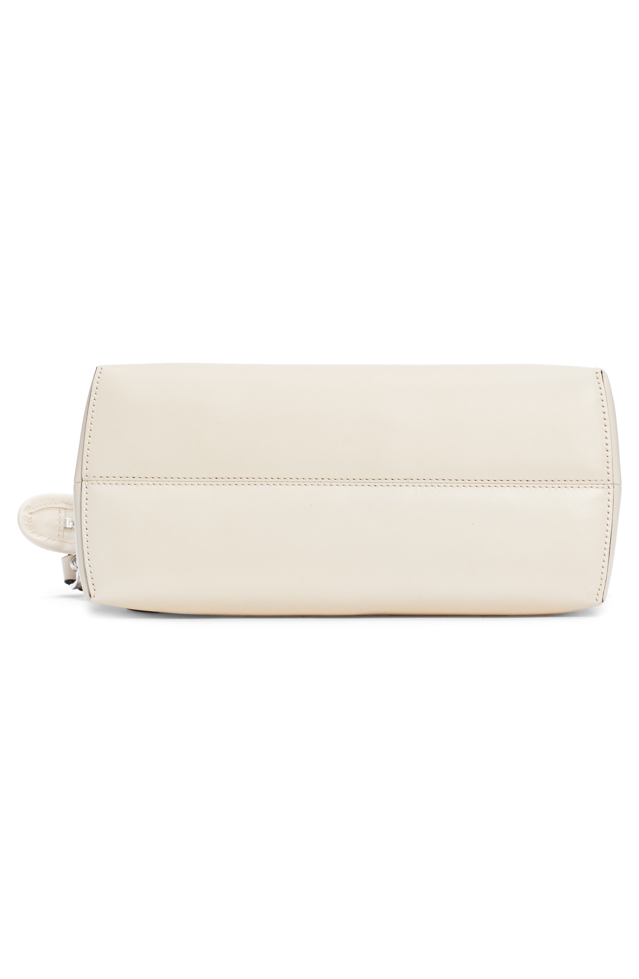 Medium By The Way Calfskin Leather Satchel, Alternate, color, ICE WHITE