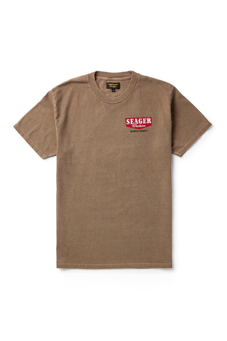 Premium Rodeo Series Cotton Graphic T-Shirt, Main, color, PIGMENT BROWN
