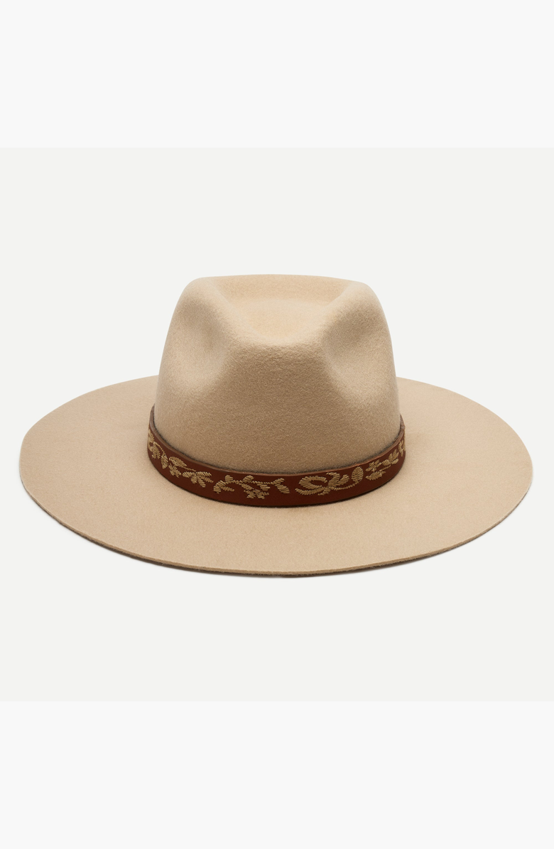 W Y E T H Liam Fedora, Alternate, color, Oatmeal