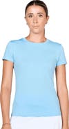 Sofibella UV Colors Short Sleeve Womens Tennis Shirt