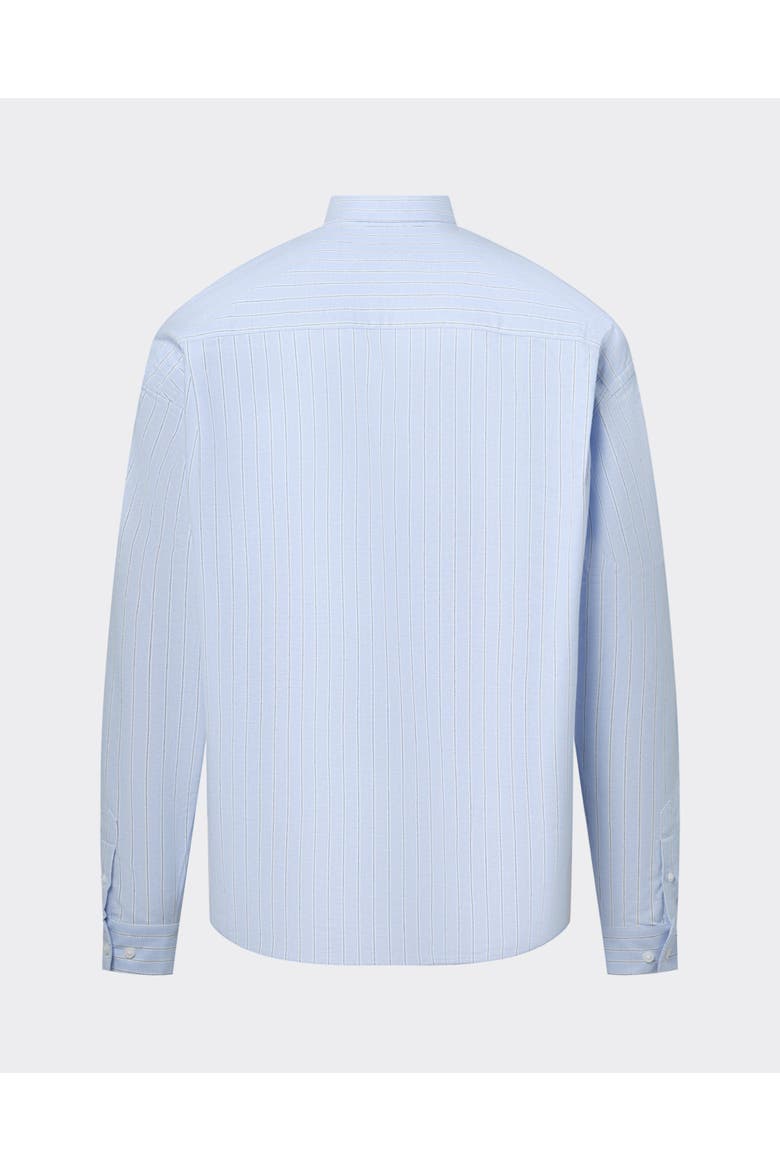Oxford Button Down Shirt, Alternate, color, Campion Blue Stripe
