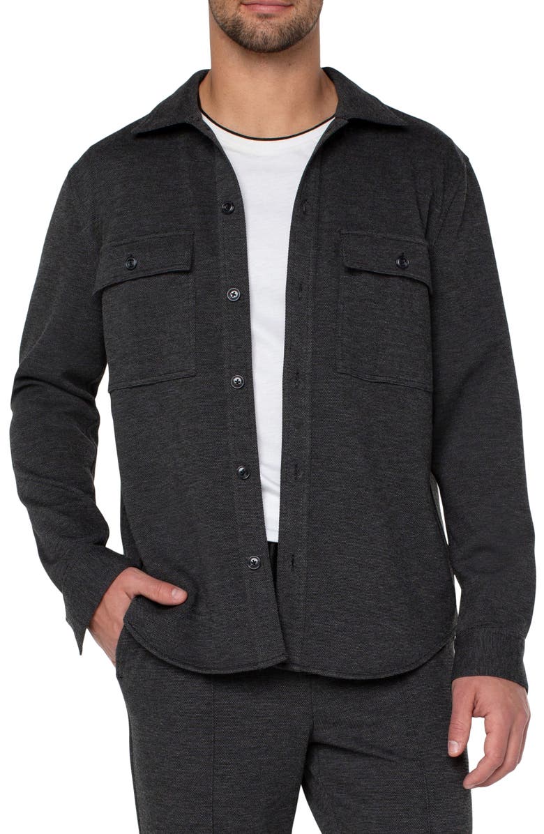 Liverpool Los Angeles Easy Stretch Overshirt, Main, color,