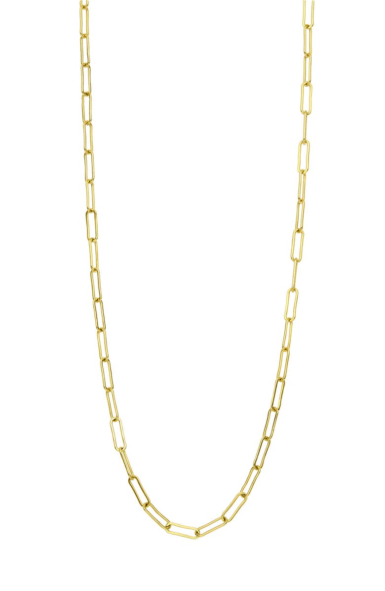 LAGOS Men's Anthem Paper Clip Chain Necklace, Main, color, Gold