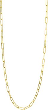 LAGOS Men's Anthem Paper Clip Chain Necklace