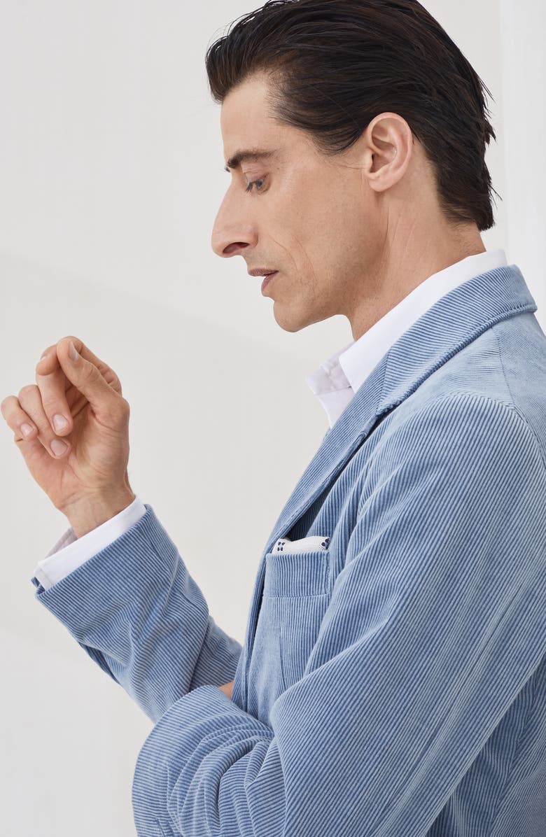 Brunello Cucinelli Corduroy blazer, Alternate, color, Denim