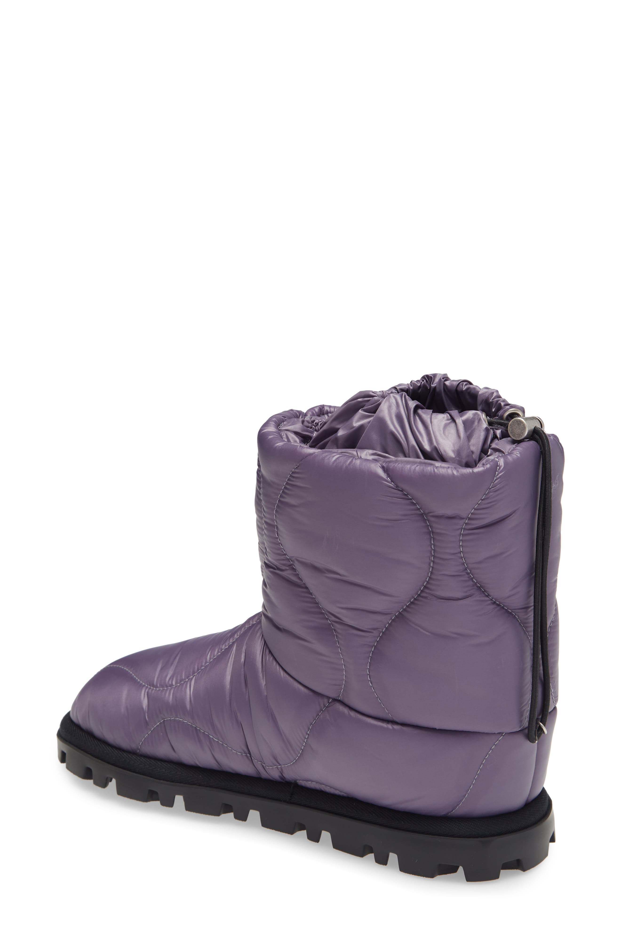 Quilted Bootie, Alternate, color, MIRTILLO