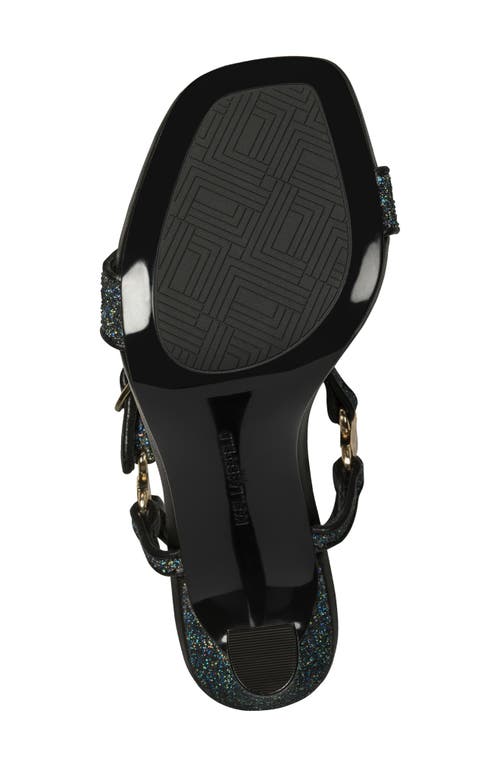 Karl Lagerfeld Paris Cybil Ankle Strap Sandal In Animal Print