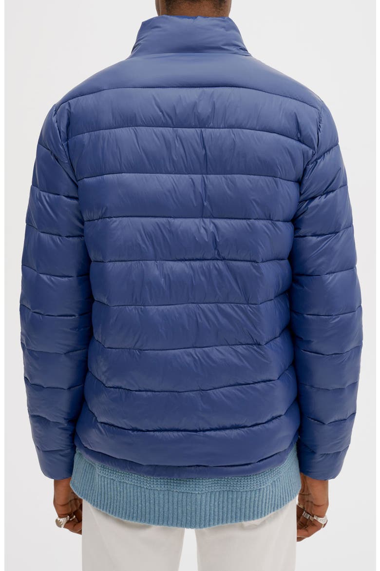 Water Resistant Quilted Puffer Jacket, Alternate, color, NAVY