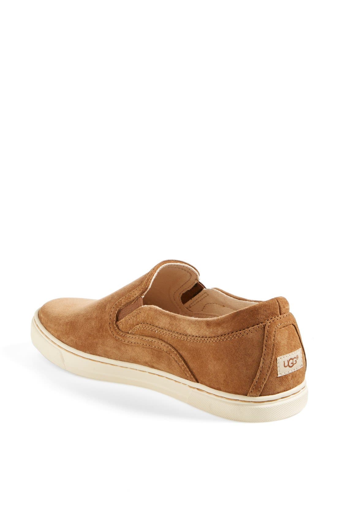 UGG<sup>®</sup> Fierce Water Resistant Suede Slip-On Sneaker, Alternate, color, 