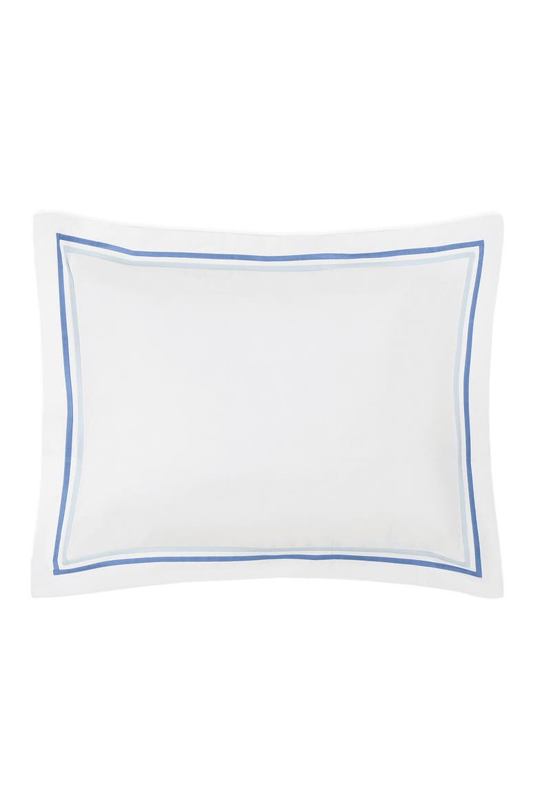 Essex Boudoir Sham, Main, color, AZURE