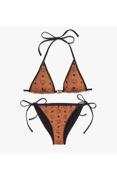 Monogram Print Bikini