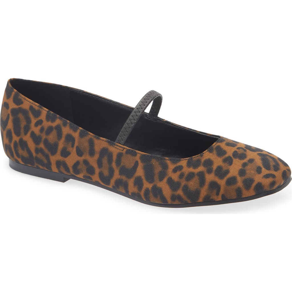 Marc Fisher Ltd Urella Mary Jane Flat In Animal Print