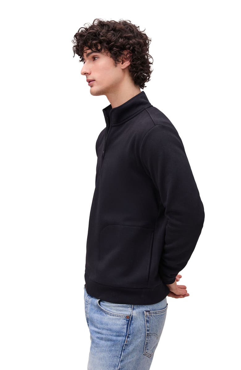 Richer Poorer The Recycled Fleece Quarter Zip, Alternate, color, Black