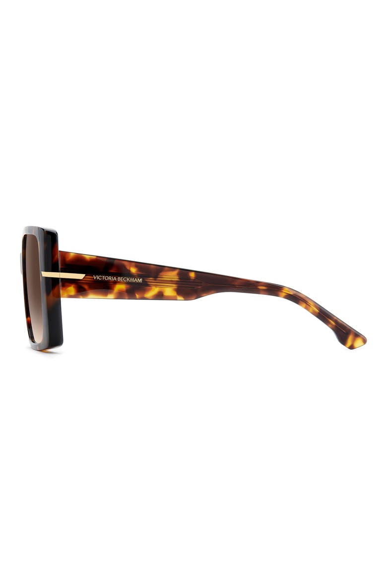 VB 1023/S 57mm Square Sunglasses, Alternate, color, HAVANA/ BROWN SF