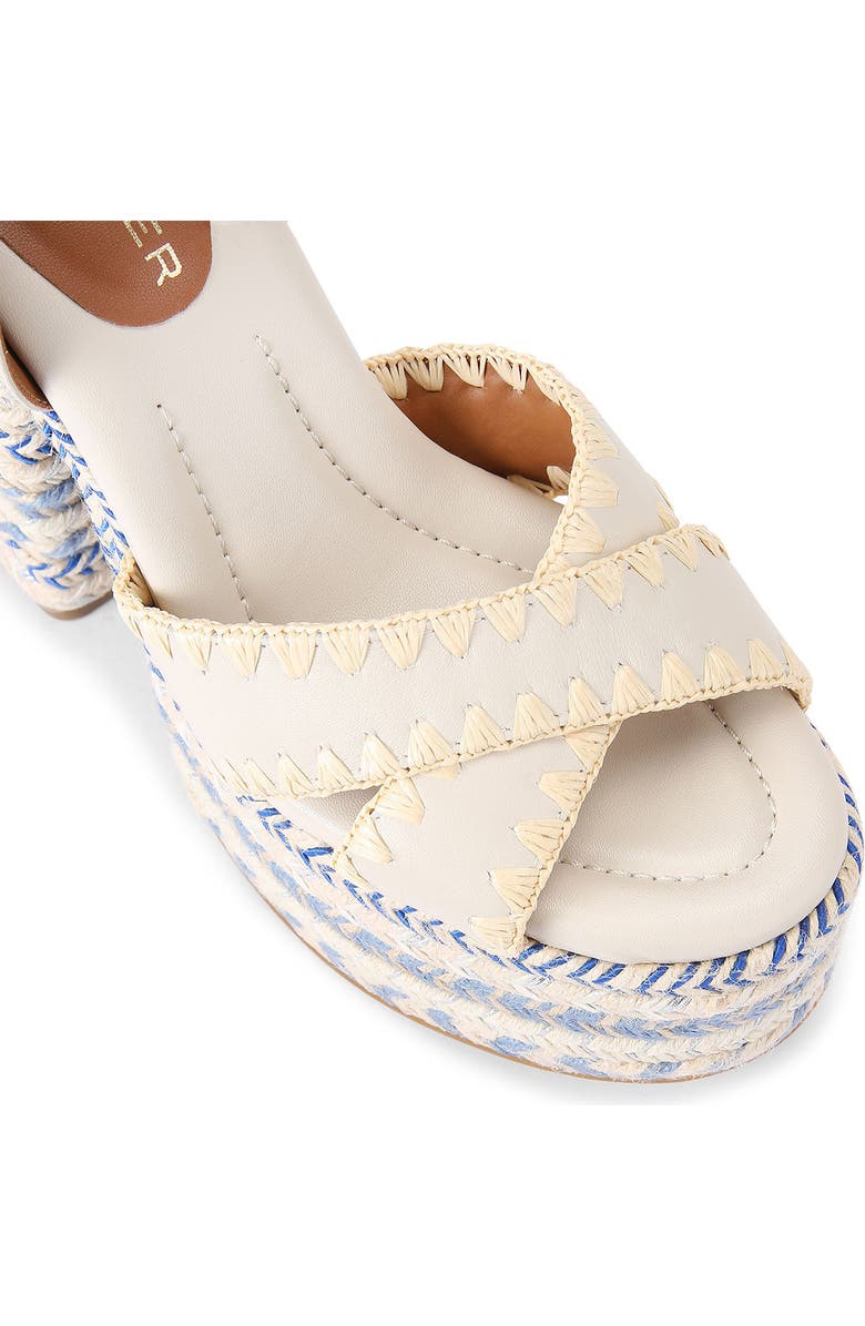 Kurt Geiger London Chelsea Scarf Platform Sandal, Alternate, color,