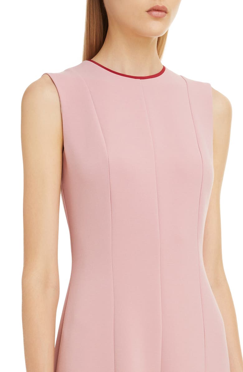 Roksanda Contrast Stripe Sleeveless Midi Dress, Alternate, color, 