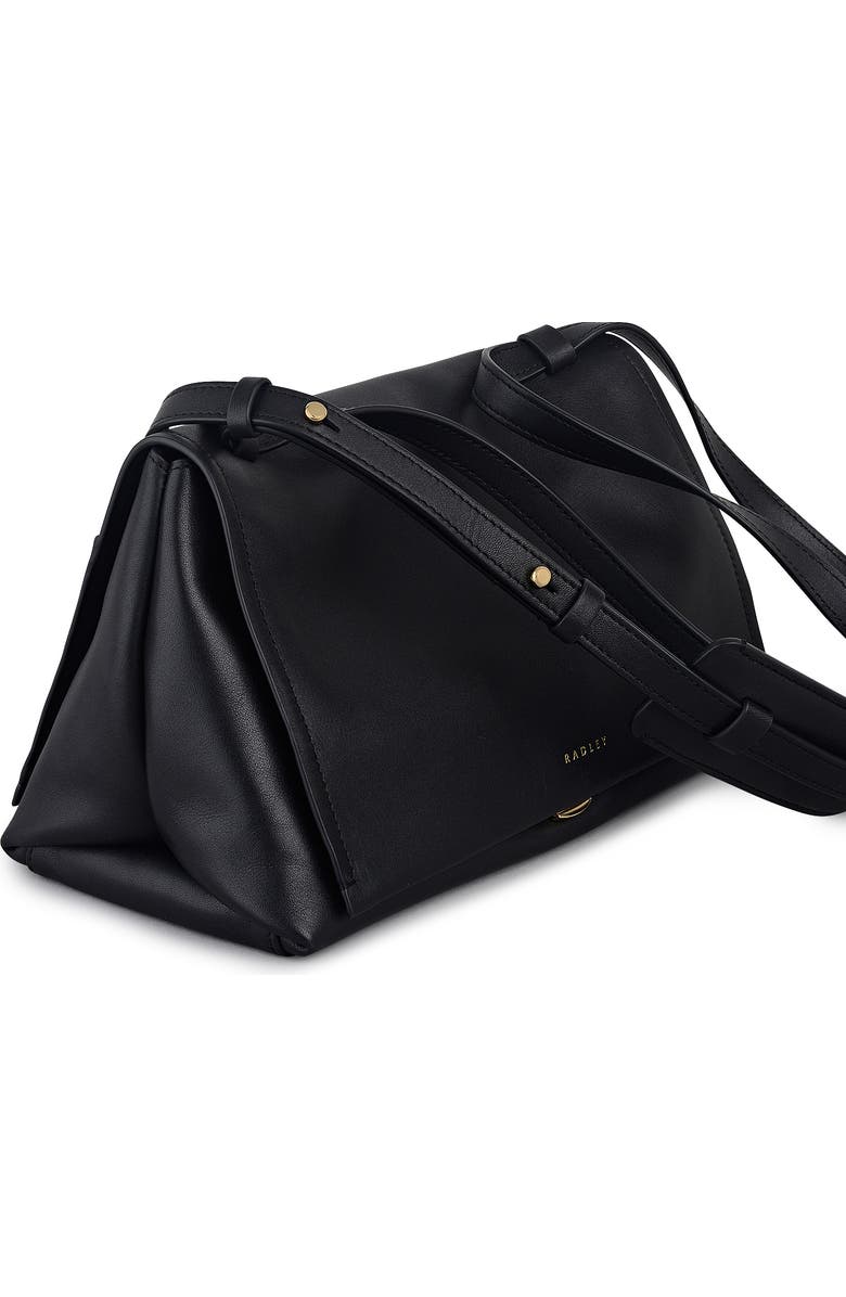 Radley Mercer Street Medium Flapover Shoulder Bag, Alternate, color, Black