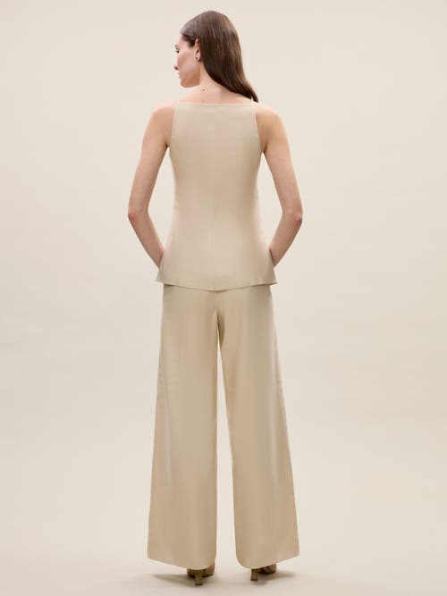 REBECCA TAYLOR REBECCA TAYLOR BEATRICE STRETCH LINEN PANT