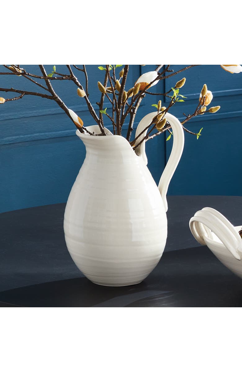 Napa Home & Garden Modena Decorative Vase Pitcher, Alternate, color, White
