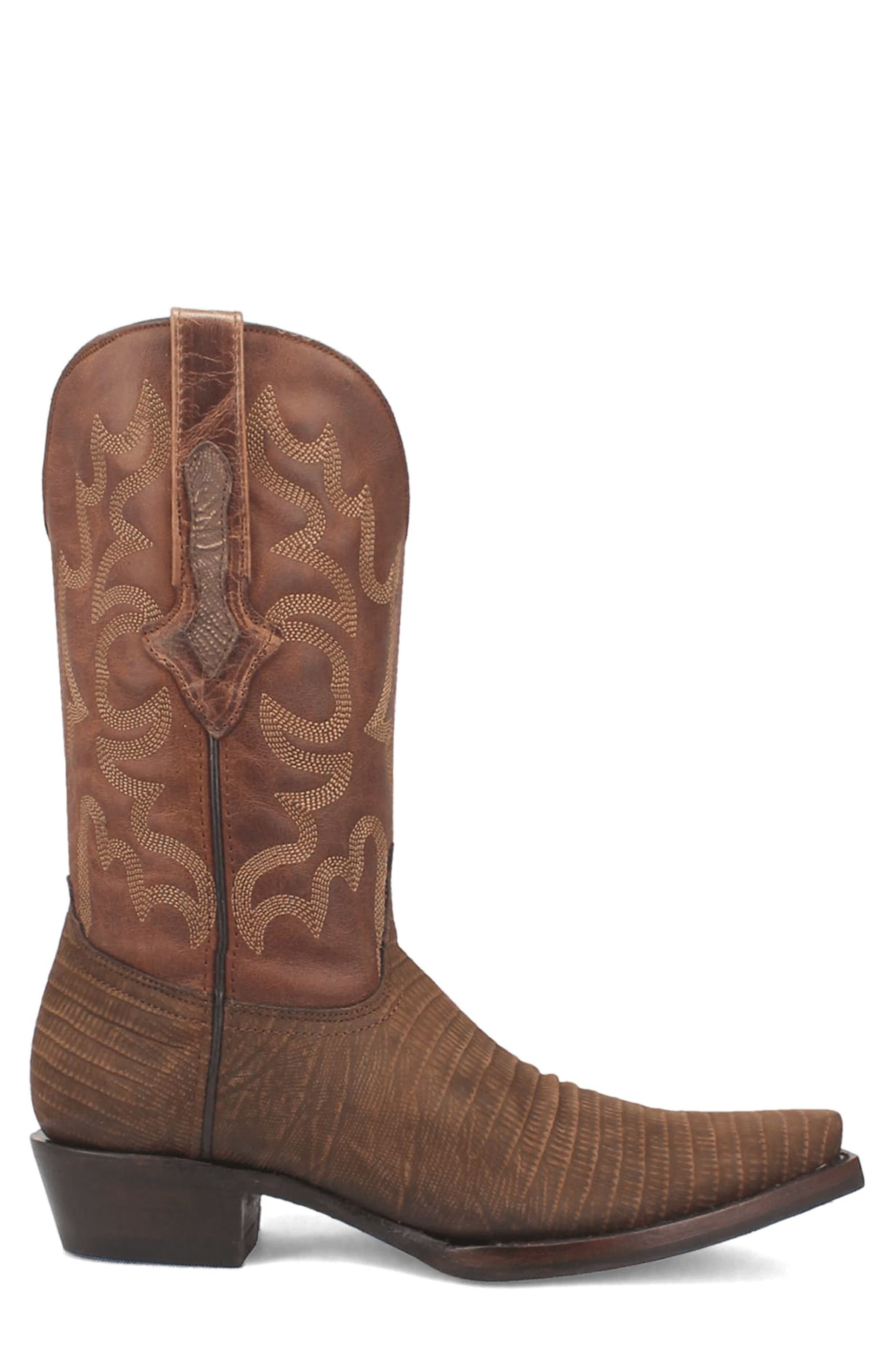 The Duke Lizard Embossed Cowboy Boot - image 2