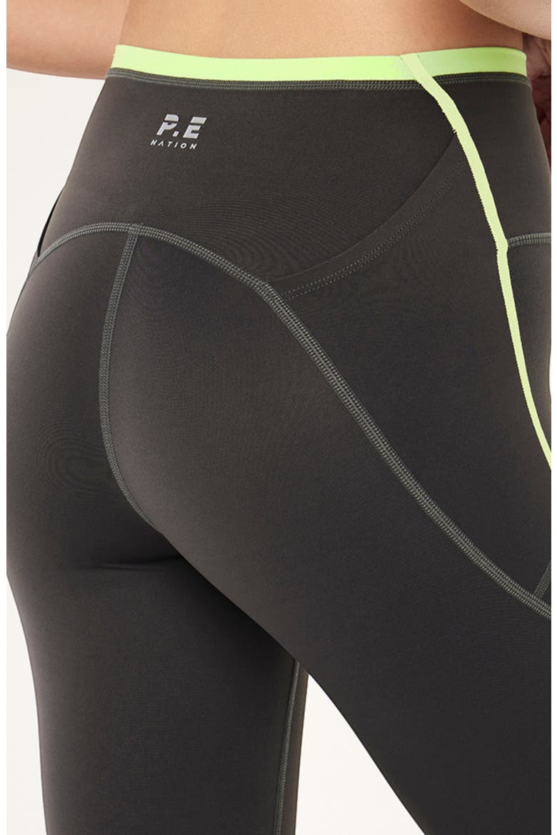 Rapid Pocket Leggings, Alternate, color, CAVIAR/ WASHED LIME