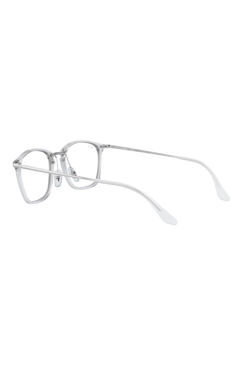 52mm Square Optical Glasses, Alternate, color, CLEAR