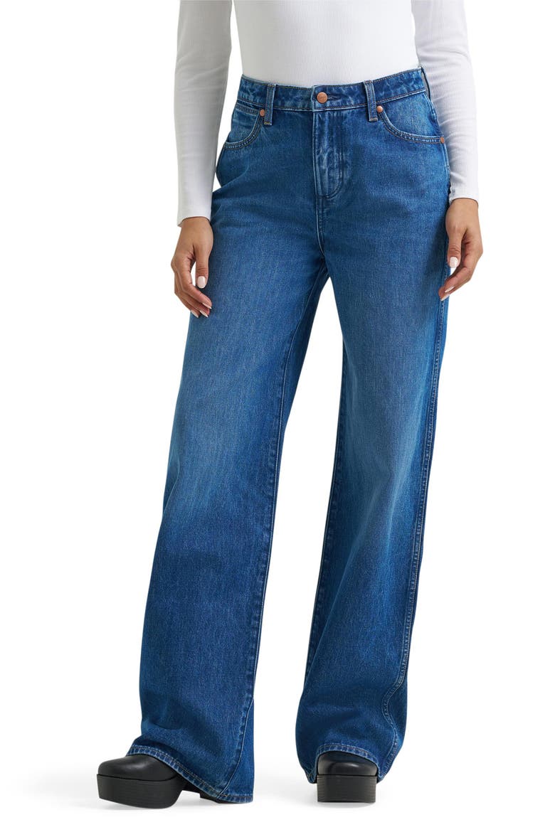 Joey High Waist Wide Leg Jeans, Main, color, IMPERIAL BLUE
