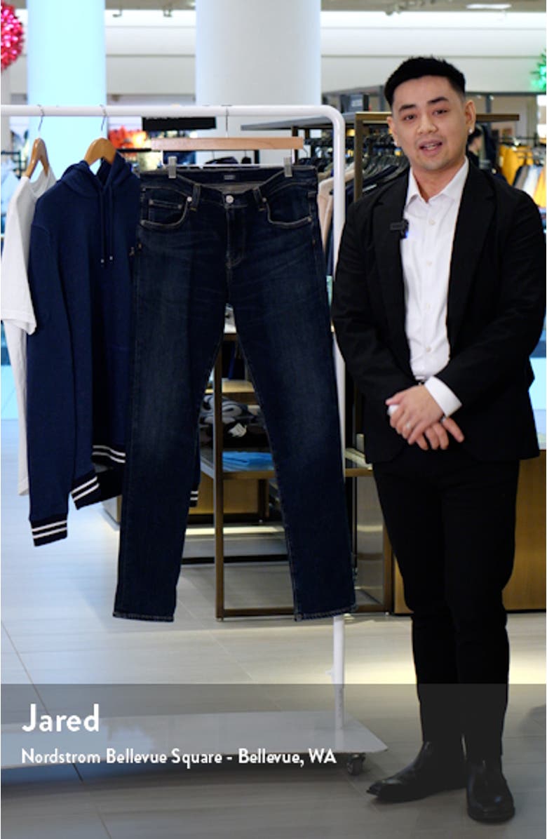 London Slim Taper Fit Stretch Cotton & Cashmere Jeans, sales video thumbnail