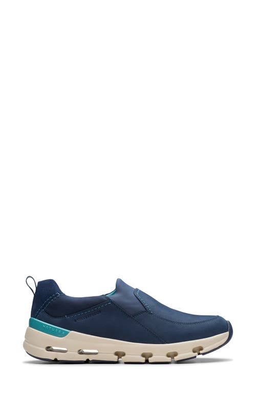 Clarks ® Naturex Waterproof Slip-on Sneaker In Blue