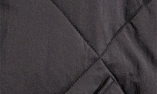 Oof Wear Memory Nylon Water Repellent Quilted Jacket In Black