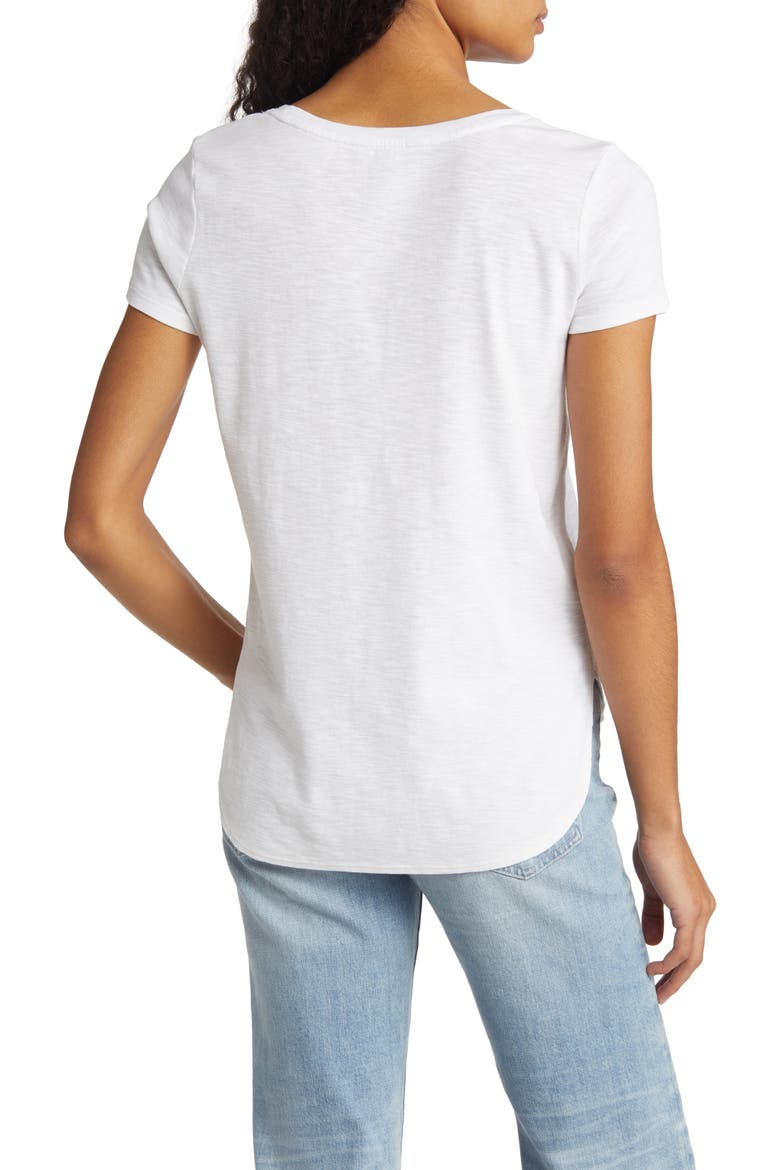 Ashby Isles Curve Hem T-Shirt, Alternate, color, WHITE
