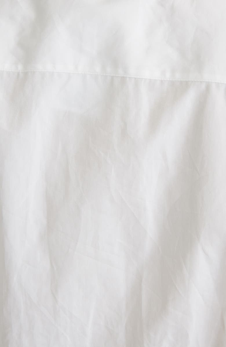 Maison Margiela Cutoff Sleeve Cotton Poplin Shirt, Alternate, color, 