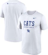 Nike Men's Nike White Kentucky Wildcats 2025 Courtside Basketball Legend Dri-FIT T-Shirt