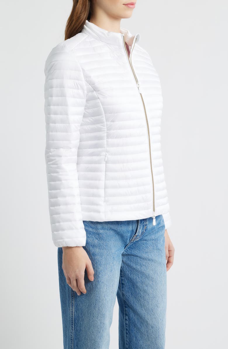 Save The Duck Andreina Water Resistant Puffer Jacket, Alternate, color, White
