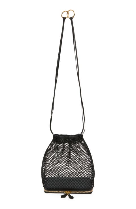 Le Pochon Fishnet Shoulder Bag