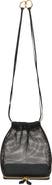 Alaïa Le Pochon Fishnet Shoulder Bag