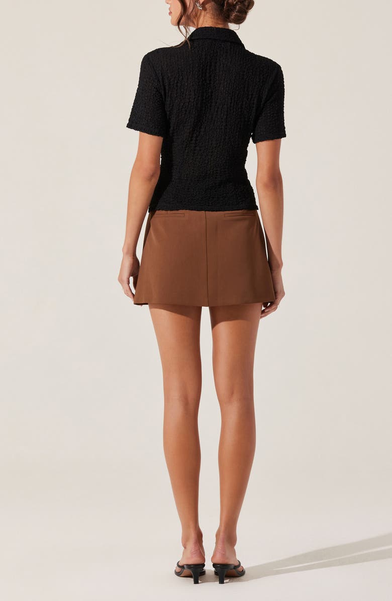 ASTR the Label Puckered Short Sleeve Top, Alternate, color, 